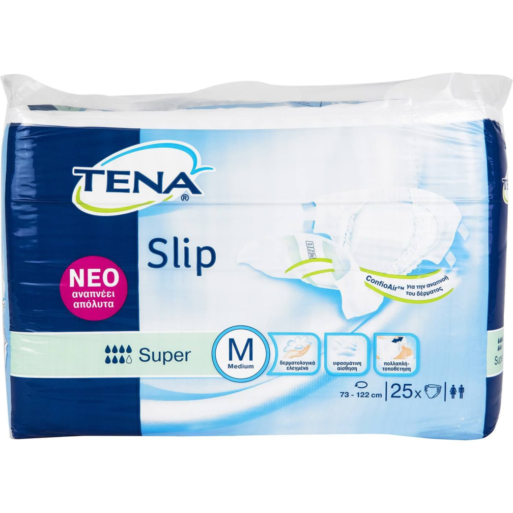 Πάνες TENA Slip Super Medium για την ακράτεια 25τεμ