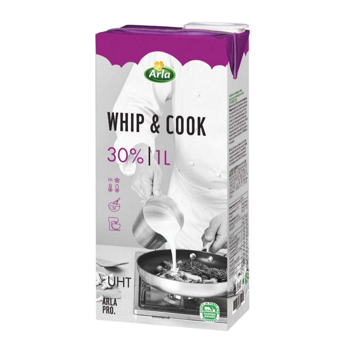 ARLA κρέμα Whip&Cook 30% 1lt