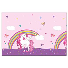 ΠΡΟΚΟΣ τραπεζομάντηλο πλαστικό Unicorn Party 120x180cm