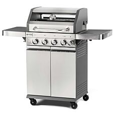 FIELDMANN ψησταριά υγραερίου BBQ FZG-3010 με 3 εστίες & πλαϊνό μάτι