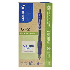 PILOT στυλό Gel G-2 0,7 μπλε 12τεμ.