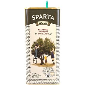 SPARTA εξαιρετικό παρθένο ελαιόλαδο Gold 5lt