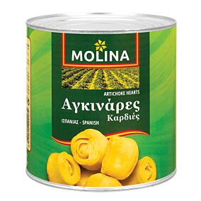 Κονσέρβα MOLINA αγκινάρες καρδιές (2,5kg)