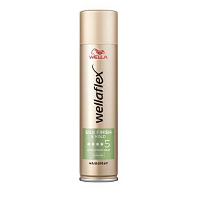 WELLAFLEX λακ μαλλιών Silk Finish & Hold για εξαιρετικά δυνατό κράτημα 400ml