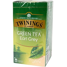 Τσάι TWININGS green tea early grey (25x1,6g)