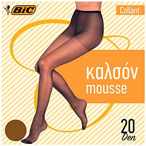 BIC καλσόν Collant Mousse 20D Pepper 1-2