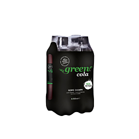 GREEN COLA αναψυκτικό 0% ζάχαρη 4x500ml