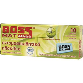 Εντομοαπωθητικό BOSS πλακίδια (10τεμ.)