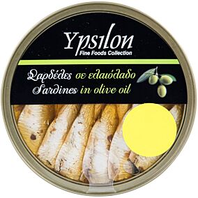 Κονσέρβα YPSILON FINE FOODS σαρδέλες σε ελαιόλαδο (120g)