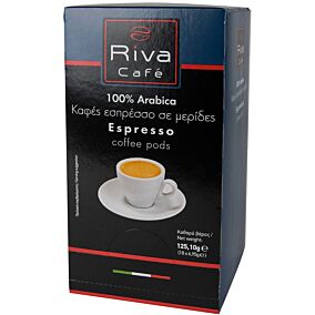 RIVA CAFÉ καφές espresso platinum σε μερίδες 6,95gr 18τεμ