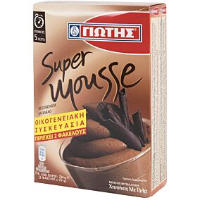 ΓΙΩΤΗΣ μείγμα Super Mousse σοκολάτα και κακάο 234g