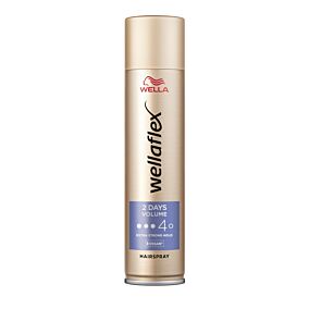 WELLAFLEX λακ μαλλιών 2Days Volume για πολύ δυνατό κράτημα 400ml