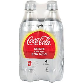 COCA COLA Light αναψυκτικό 4x500ml