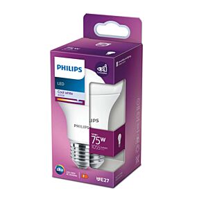 PHILIPS λάμπα LED 10W E27 A60 λευκό φως