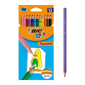 BIC ξυλομπογιές Kids Tropicolors 12τεμ.