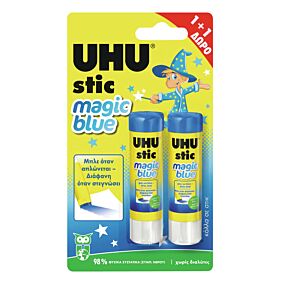 UHU κόλλα Stick Magic 8,2g 1+1δώρο