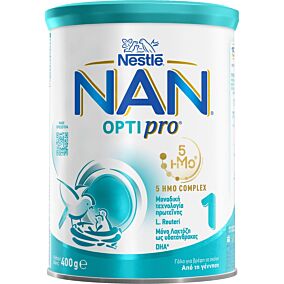 NESTLE Nan Optipro 1 γάλα για βρέφη από τη γέννηση σε σκόνη 400g