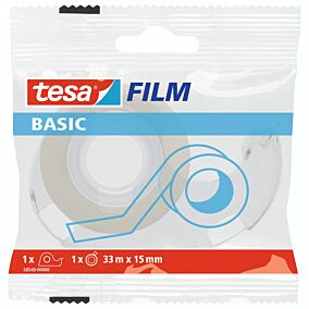 TESA κολλητική ταινία Film Basic διαφανής με Dispenser 33mX15mm