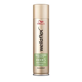 WELLAFLEX λακ μαλλιών Silk Finish & Hold για Ultra δυνατό κράτημα 250ml