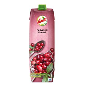 Χυμός AMITA κοκτέιλ cranberry (1lt)