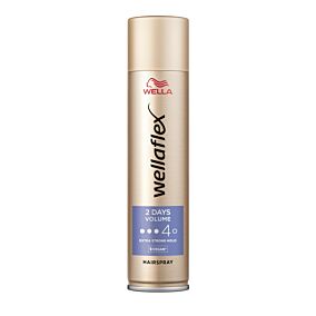 WELLAFLEX λακ μαλλιών 2Days Volume για πολύ δυνατό κράτημα 250ml