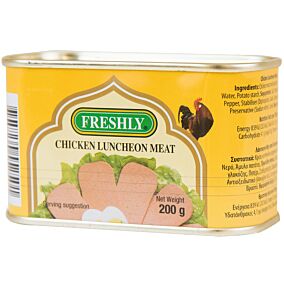 Κονσέρβα FRESHLY κοτόπουλο luncheon meat (200g)