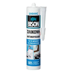 BISON σιλικόνη αντιμουχλική διάφανη 280ml