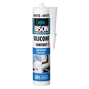 BISON σιλικόνη αντιμουχλική λευκή 280ml