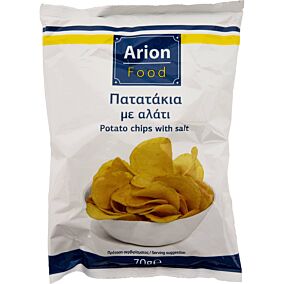 Πατατάκια ARION FOOD με αλάτι (70g)