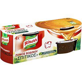 KNORR ζωμός φρέσκος σπιτικός βοδινού 4x28g