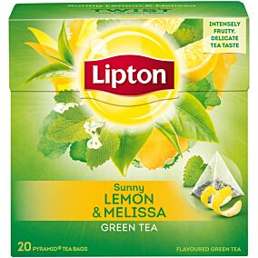 Τσάι LIPTON πράσινο με άρωμα λεμόνι καραμέλα (20x1,6g)