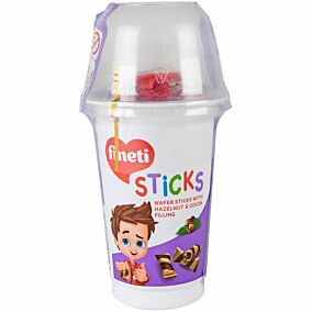 Γκοφρέτα FINETI mini wafer sticks με πραλίνα (45g)