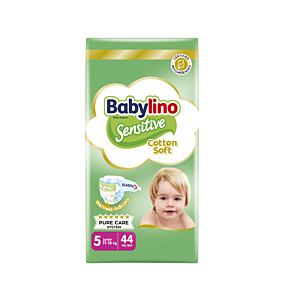 BABYLINO πάνες Sensitive No.5, 11-16 Kg Value Pack 44τεμ. 