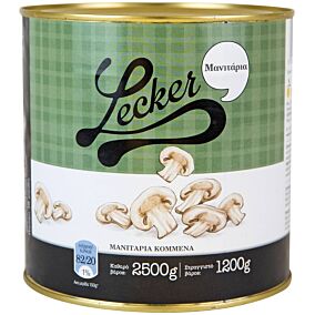 Κονσέρβα LECKER μανιτάρια κομμένα (2kg)