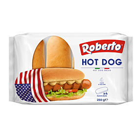 ROBERTO ψωμί Hot Dog 4x250g