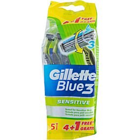 GILLETTE ξυριστική μηχανή Βlue Sensor 3 4τεμ.