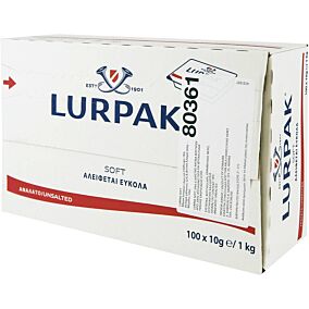 LURPAK βούτυρο Soft ανάλατο σε μερίδες 100x10g