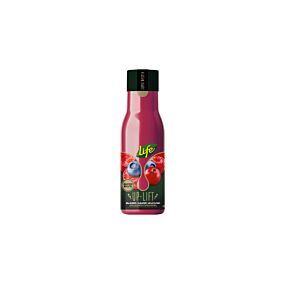 Φρουτοποτό LIFE cranberry, raspberry, blueberry μπουκάλι (400ml)