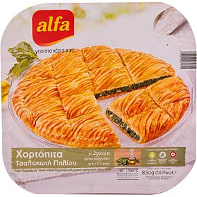 Πίτα ALFA χορτόπιτα τσαλακωτή κατεψυγμένη (850g)