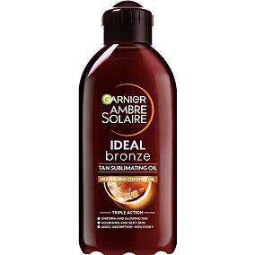 GARNIER αντηλιακό λάδι καρύδας μαυρίσματος Ambre Solaire Ideal Bronze 200ml