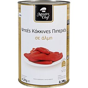 Πιπεριές MASTER CHEF κόκκινες ψητές (2,3kg)