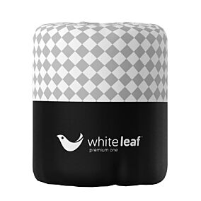 Χαρτί υγείας WHITE LEAF Premium One γκοφρέ 2 φύλλων με περιτύλιγμα (86g)