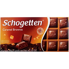 Σοκολάτα SCHOGETTEN caramel brownie (100g)