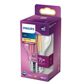 PHILIPS LED Λάμπα classic 75W E27 A60 θερμό φως