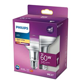 PHΙLIPS λάμπα ανακλαστική θερμόλευκο φώς LED Ε14 4-60w 345lm 