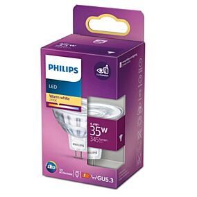 PHLIPS λάμπα LED 35W GU5.3 MR16 θερμόλευκο