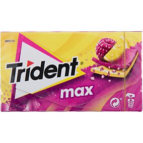 Τσίχλες TRIDENT Max βατόμουρο και λεμόνι (27g)