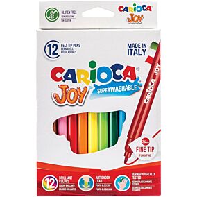 CARIOCA μαρκαδόροι Joy λεπτοί 12τεμ.