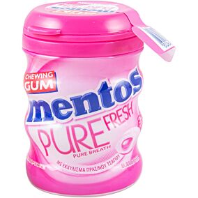 Τσίχλες MENTOS Pure fresh Bubblefresh (60g)