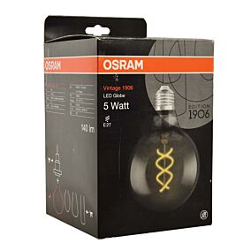 OSRAM λάμπα Filament Spiral Globe E27 5W Smoke